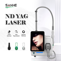 Laser Pico Portable Efficace 532nm 1064nm Picoseconde Q-Switch Nd Yag pour l'Élimination des Tatouages