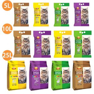 Arena para Gatos de Bentonita de Sodio en Forma de Bola, Color Gris Claro, Ecológica, Libre de Polvo, Control de Olores, Aglutinación Rápida, Empaque Personalizado - Product Image 6