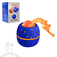智能互动狗玩具 Wicked Ball Rolly 自动移动、弹跳、旋转 E-TPU 材质绳索 发出吠叫声 主动滚动