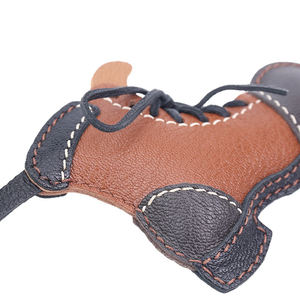 Zenos Handmade Leather Keychain with <b>Boot</b> Pattern and Flower Design Art & Collectible Gift - Product Image 5