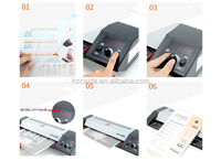 Machine à plastifier de bureau compacte COLORDOWELL WD-LM330ID 330 mm/12,9 pouces A3/A4/A5/A6