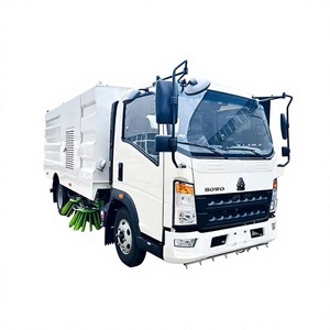 Camion balayeuse multifonctionnel Sinotruk 4x2 11 tonnes personnalisé Clw pour le nettoyage des ordures et l'aspiration des déchets, pour un balayage efficace des routes et des rues - Product Image 1
