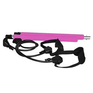 SHENGDE Portable Adjustable Resistance Oem Kit Workout Fitness Yoga Band Gym Stick Pilates Bar