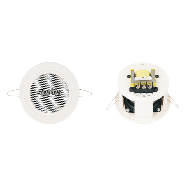 SONBS SA-303W Economic Hot Selling 70V 100V 3 Inch Waterproof Ceiling Speaker PA System Outdoor 3W