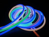 Ruban lumineux rond RGB 15MM 16MM 18MM 22MM 360 degrés RGB DMX SPI LED Néon Flex 24V