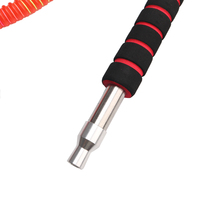 Tuyau de narguilé en plastique 4 couleurs bloqué par la lumière Chicha New Shisha Accessories Wholesale Shisha Pipe with Handle