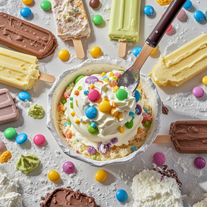 Bột làm kem thương mại vị khoai môn, pha sẵn, cô đặc, có sữa - Product Image 5