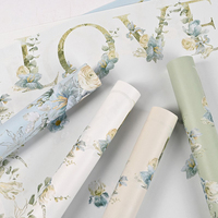 Fresh Natural Forest Festival Atmosphere Fairy Garden LOVE Flower Wrapping Paper Elegant Natural Paper & Paperboards Decoration