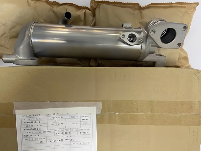 8-98068164-3 8-98068164-1 8-98068164-0  EGR Cooling Tube for ISUZU 4JJ1 4JJ1T 4JJ1X Engine Construction Machinery Spare Parts