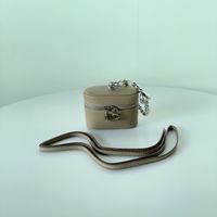 Mini sac bandoulière carré en cuir grain litchi, étui à rouge à lèvres et porte-monnaie, pochette portable, mini sac à bandoulière tendance pour fille, porte-clés