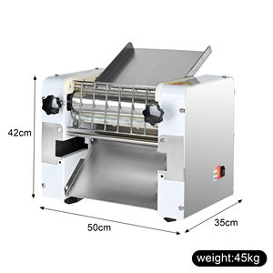 Machine à pétrir et à étaler la pâte commerciale, presse à pâte à pizza, machine automatique à rouler et à pétrir la pâte à pain et à pâtisserie - Product Image 5