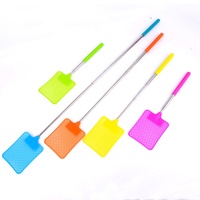 Tapette à mouche portable télescopique en plastique de 28 pouces