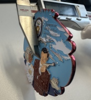 Moneda de Desafío de Fidelización Personalizada de Metal para Cafetería, Conmemorativa, Souvenir, Esmaltada en Oro, Coleccionable