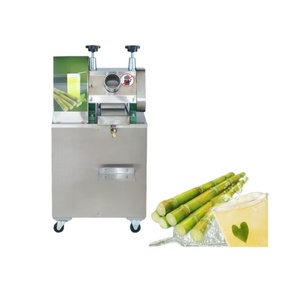 Presse-jus de canne à sucre électrique commerciale, presse-jus de canne à sucre vertical en acier inoxydable - Product Image 1
