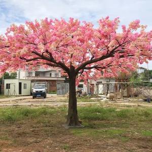 Arbre de cerisier artificiel en soie personnalisé pour la décoration extérieure de mariages et de remises de diplômes, grande taille, couleur personnalisable - Product Image 3