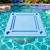 Table de Mahjong flottante pour piscine, table de dominos, table de jeu flottante en mousse EVA imperméable, jeux de société pour fêtes au bord de la piscine et jeux de jardin