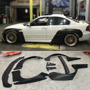 Kit de Carrocería Ancha para BMW E46 Sedán 4 Puertas, Cubierta de Kit de Carrocería de Fibra de Vidrio (FRP), Lip Delantero, Guardabarros Trasero, Alerón de Maletero, Piezas Estilo <span class=keywords><strong>Rocket</strong></span> Bunny - Product Image 2
