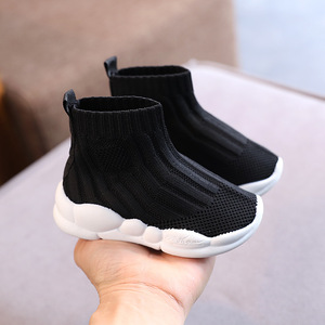 Nuovi Stili di Scarpe in Rete per Bambini, <span class=keywords><strong>Sneakers</strong></span> alla Moda <span class=keywords><strong>Bianche</strong></span> con Tomaia Alta per Ragazze e Ragazzi, Calzature Piatte per Bambini - Product Image 2