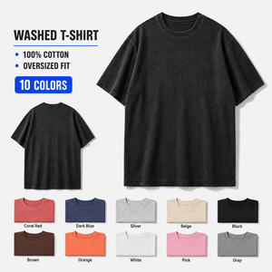 T-Shirt da Uomo Personalizzate con Logo, Manica Corta, Collo Tondo, in Cotone Nero, Magliette Basiche Casual, Etichetta Privata OEM ODM, Vendita all'Ingrosso - Product Image 2