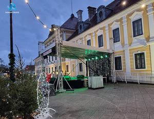 Sistema de armazón de techo de aleación de aluminio, armazón de techo de aluminio con pernos de escenario, armazón de iluminación para conciertos, escenario móvil para conciertos - Product Image 4