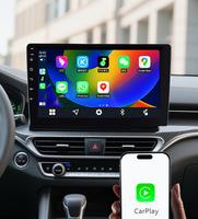 Autoradio universel 9 pouces 4+64G Android 11 avec écran tactile, connexion téléphonique sans fil, navigation GPS et réglage de l'égaliseur