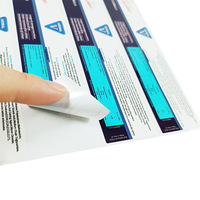 Étiquettes personnalisées imperméables holographiques pour flacons pharmaceutiques, autocollants adhésifs imprimés au laser pour flacons en verre de 3 ml, 5 ml, 10 ml