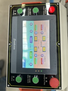 Máy cưa ghép đôi đầu <span class=keywords><strong>CNC</strong></span> 450mm dùng cắt nhôm, sản xuất cửa sổ và cửa ra vào - Product Image 4