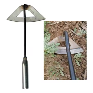 <span class=keywords><strong>Houe</strong></span> triangulaire industrielle pour l'entretien des plantes de jardin, le creusement agricole, la culture des légumes, le désherbage, et la désherbeuse <span class=keywords><strong>manuelle</strong></span> à étrier, personnalisable OEM - Product Image 1