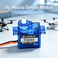 Servomoteur Kpower P0090 9g pour avion RC, planeur, mini servomoteur 9g pour kits de drones FPV