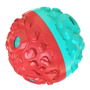 Pet products factory, wholesale company, new hot selling Amazon strange cry sound grinding tooth meteorite dog toy ball