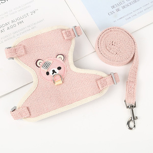 TEDDY bichon Con Chó Nhỏ ngực khai thác Polyester vật nuôi cung cấp thời trang chó Dây Xích vest động vật cho mèo đi Bộ thỏ giám sát - Product Image 6