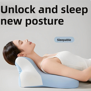Multifunctional <b>Memory</b> Cotton Body Support Sleeping Pillow Soft Hard Dual-Purpose Cervical Spine Shape - Product Image 6