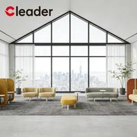 Cabine de bureau modulaire insonorisée à dossier haut pour la confidentialité professionnelle, avec canapé de direction et isolation acoustique