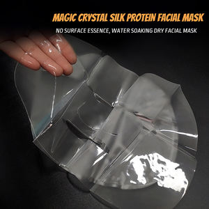 Masque facial en tissu non tissé transparent rajeunissant à la protéine de soie de style <span class=keywords><strong>magique</strong></span> Y158, matériau de feuille de substrat - Product Image 4