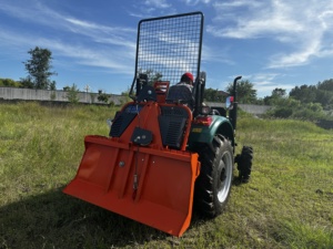 Remorque forestière robuste pour <span class=keywords><strong>tracteur</strong></span> avec treuil de débardage de bois, câble en acier de 70 m, capacité de 380 kg, garantie 1 an - Product Image 5