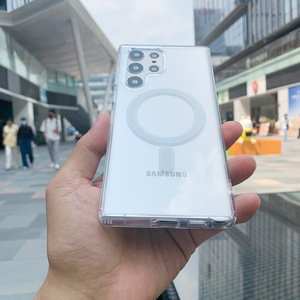 <span class=keywords><strong>Cover</strong></span> Posteriore <span class=keywords><strong>Trasparente</strong></span> Antiurto con Ricarica Wireless Magnetica per <span class=keywords><strong>Samsung</strong></span> S25 Ultra S24 S23 <span class=keywords><strong>S22</strong></span> con Confezione Retail - Product Image 6