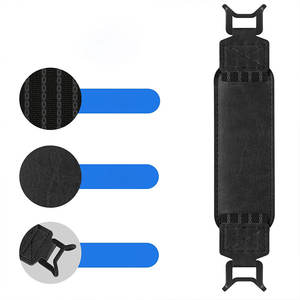 Penutup pelindung E-book 6 inci lintas batas 9-11 inci komputer Tablet tali antijatuh pegangan satu tangan kulit PU - Product Image 1