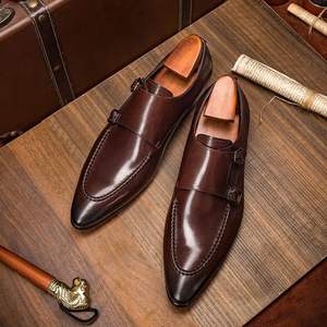 Nouvelles Chaussures Pointues à Lacets Tendance 2025 de Haute Qualité, Décontractées et Professionnelles, Légères, Respirantes, Antidérapantes, avec Semelle Extérieure en Caoutchouc et Patchwork Style Britannique - Product Image 3