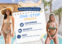 Maillot de bain imprimé léopard sexy avec logo personnalisé MLY Maillots de bain personnalisés Ensembles de bikini et maillots de bain pour femmes