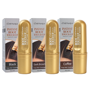 Tinte Temporal para el Cabello Negro CARTHAEA, Impermeable y Anti-Sudor, Cubre Raíces Grises al Instante, en Formato de Peine - Product Image 6