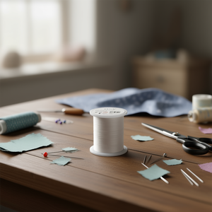 ด้ายเย็บผ้าใสแบบยืดหยุ่น 0.8 มม. 55 ม. ประมาณนั้น - Product Image 2