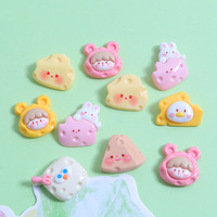 Breloques en résine au design populaire, style dessin animé, motif fromage mignon, pour la vente en gros, appliques en résine Kawaii, breloques en résine pour coques de téléphone et la décoration