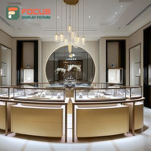 Modern Commercial Retail Jewelry Display Cabinet Polished Surface Mall Counter Display Counter - Product Image 3