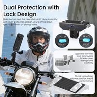 AMagisn 2.0 Supporto Magnetico Robusto in Acciaio Inossidabile con Blocco Automatico e Anti-Vibrazione per Insta360 X6/X5/Ace Pro Moto/Bici