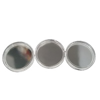 Capsule ronde en acrylique de 33 mm pour pièces de monnaie, collection numismatique, porte-monnaie