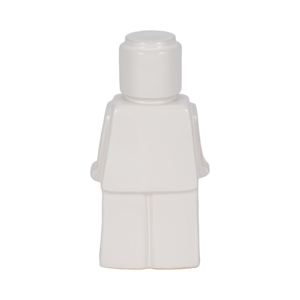 Statuetta Personaggio Block Man, Scultura Moderna in Gres per Arredamento Casa, Bagno, Ufficio, Soggiorno, Esposizione su Scaffale - Product Image 4