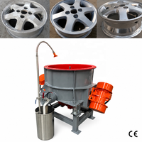 Mesin Poles Getar Rotary DZJX untuk Finishing Presisi Velg Aluminium Alloy