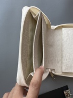 Portefeuille A7 en cuir pour budget avec enveloppes, couverture en cuir PU, fermeture éclair, 6 anneaux, organisateur d'argent rechargeable, design classique et durable