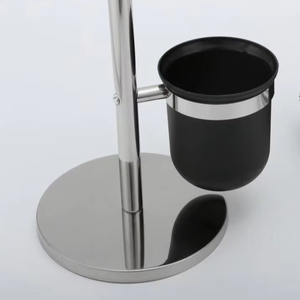 Soporte <span class=keywords><strong>de</strong></span> cepillo <span class=keywords><strong>de</strong></span> baño multifuncional <span class=keywords><strong>de</strong></span> acero inoxidable para baño moderno con <span class=keywords><strong>portarrollos</strong></span> <span class=keywords><strong>de</strong></span> papel - Product Image 5