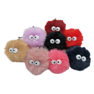 Uniquely Designed Creative Fluffy Animal Soft Plastic Plush Keychain Showcase Your Personality with This Unique Toy